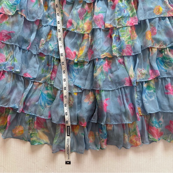 LoveShackFancy Idra Maxi Dress In Sky Lullaby Blue Size 10 NWT - Picture 8 of 12